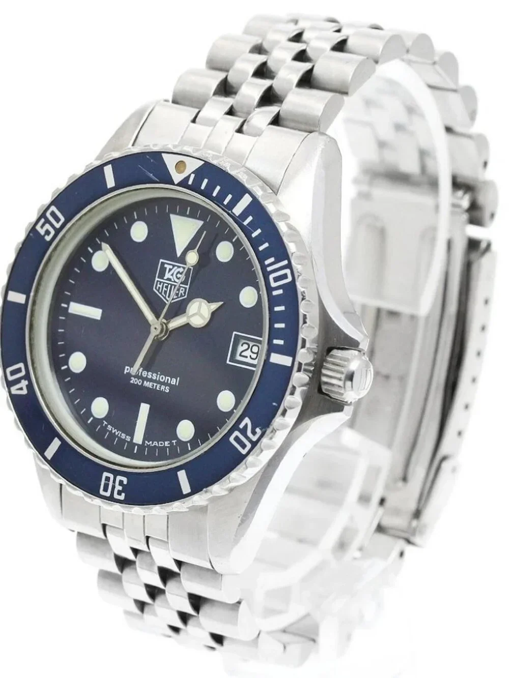 TAG HEUER Professional Diver 200 980.613B Date blue Dial Quartz Boy's_961887
